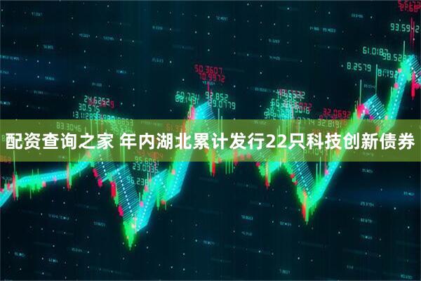 配资查询之家 年内湖北累计发行22只科技创新债券