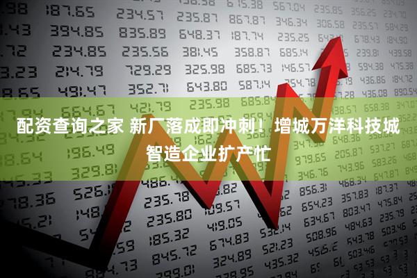 配资查询之家 新厂落成即冲刺！增城万洋科技城智造企业扩产忙